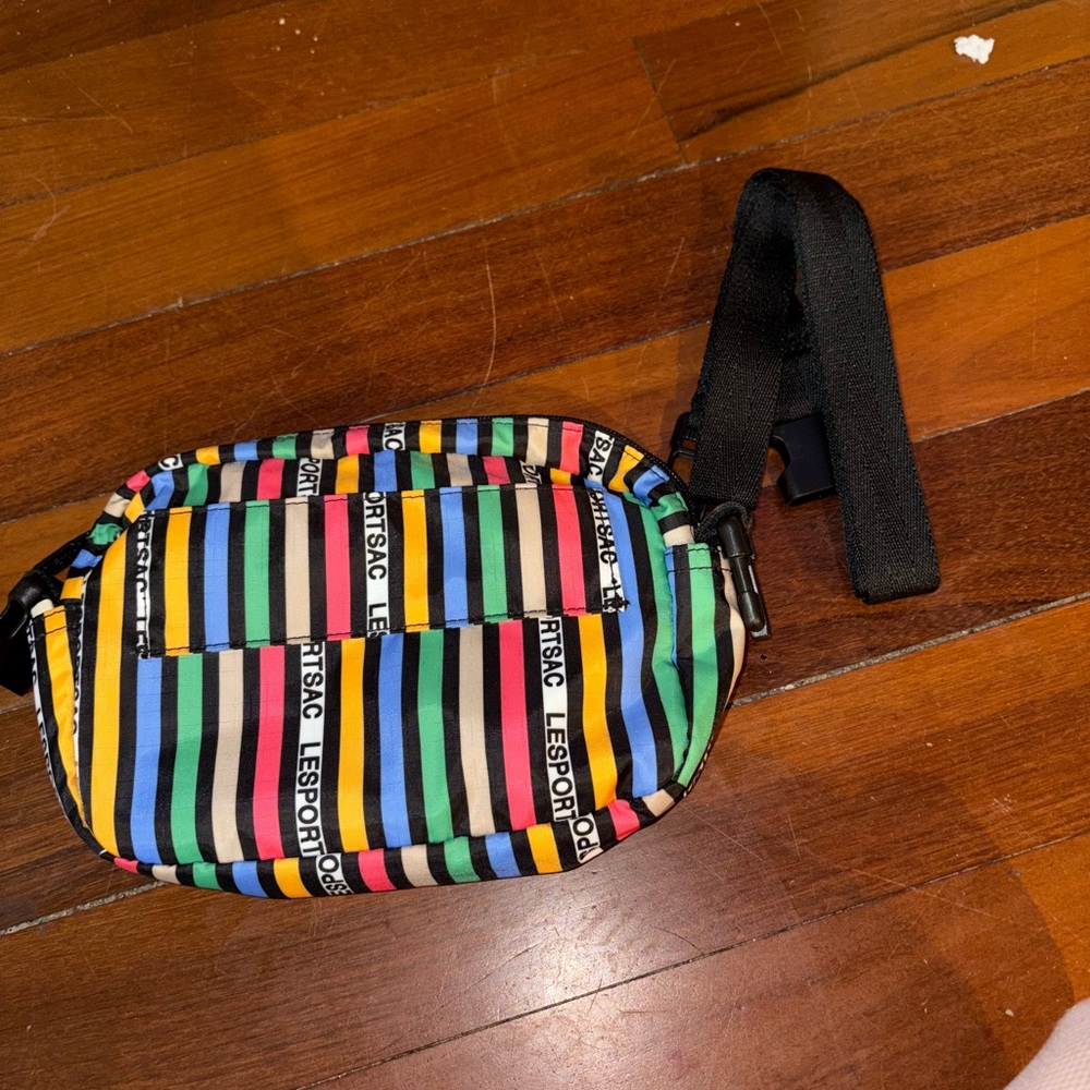 LeSportsac Multicolor Striped Crossbody/ Fanny pack